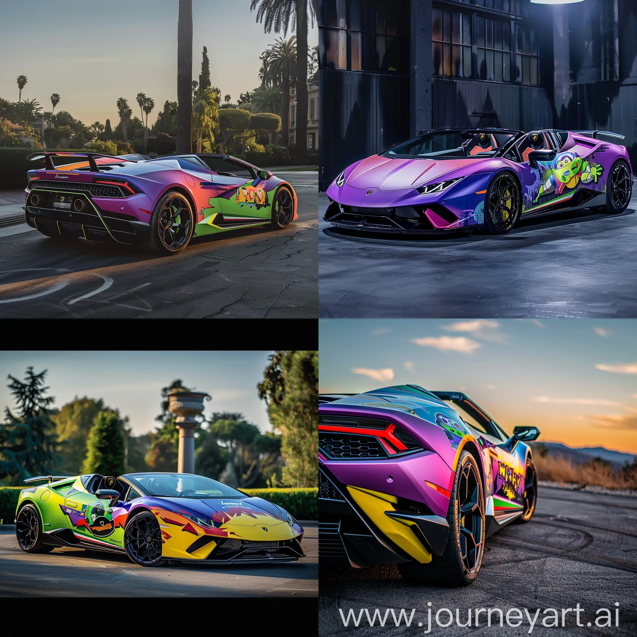Buzz-Lightyearthemed-Lamborghini-Huracan-Performante-Spyder