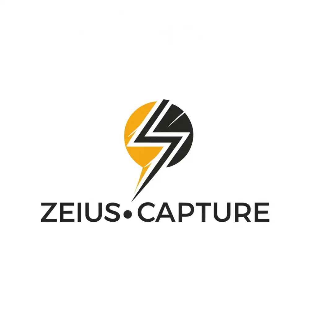 a logo design,with the text "Zeus capture", main symbol:Photographic company,Moderate,clear background