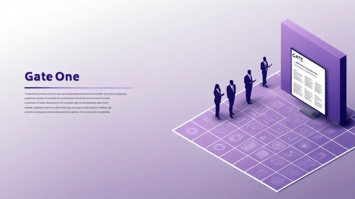 Gate One Data AI Consulting Analytics Insights in Light Purple Toned Background