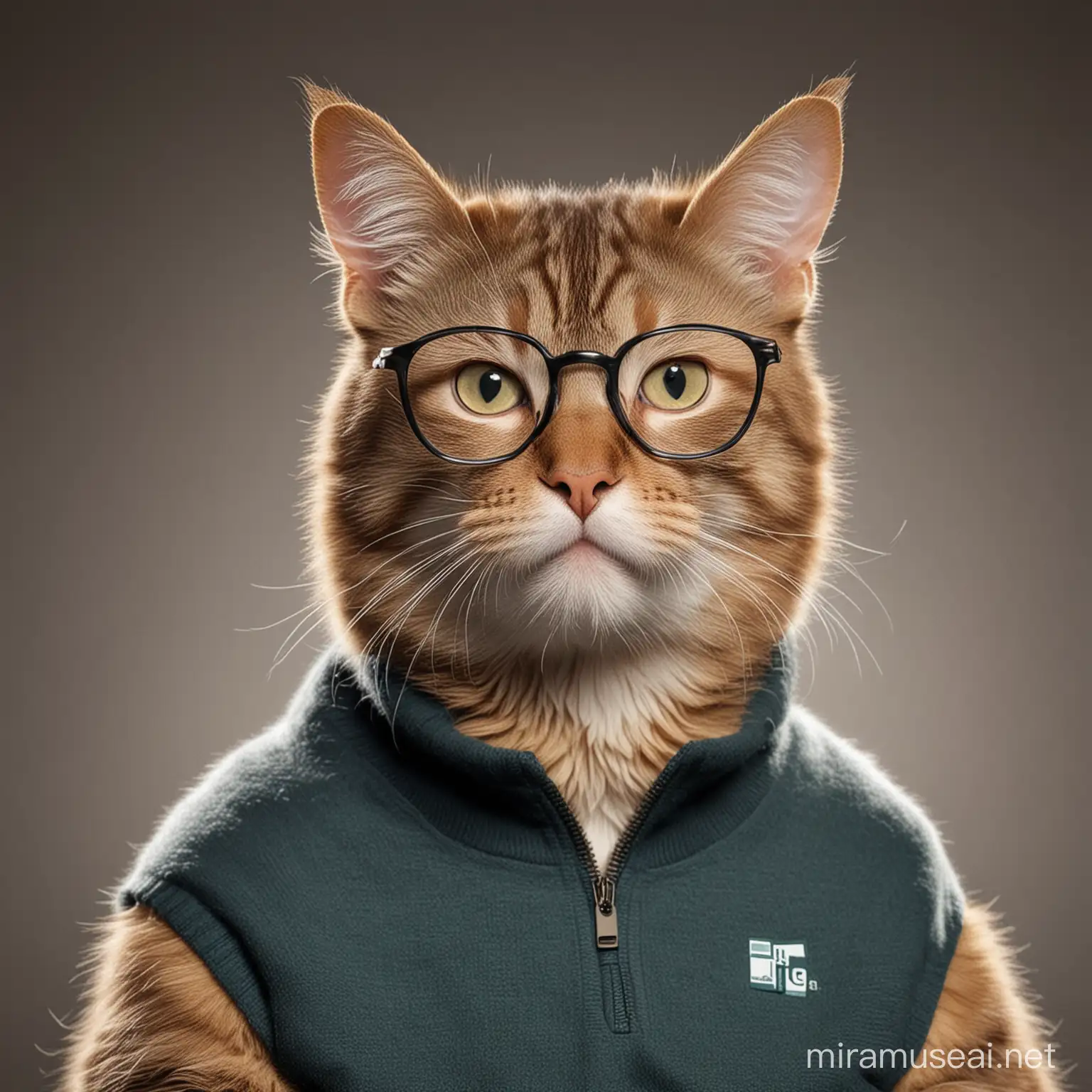 Tech Mogul Portrayed as a Feline