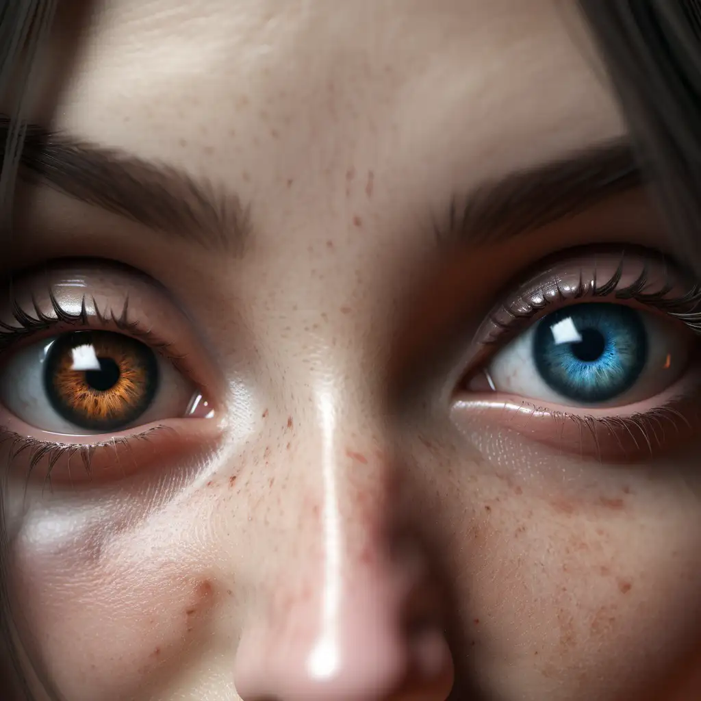 beautiful and realistic eyes close

