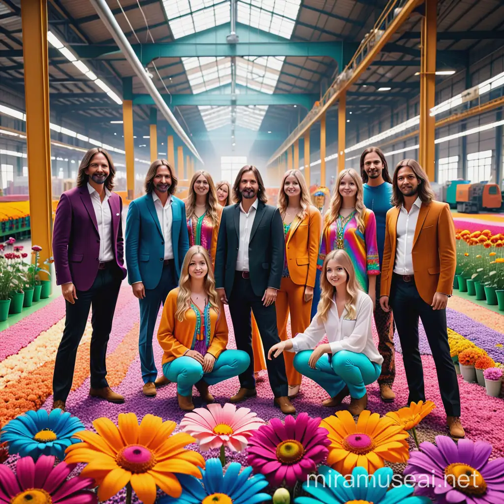 ZF Group CEO and Employees Creating Psychedelic Hippie Commune in Factory