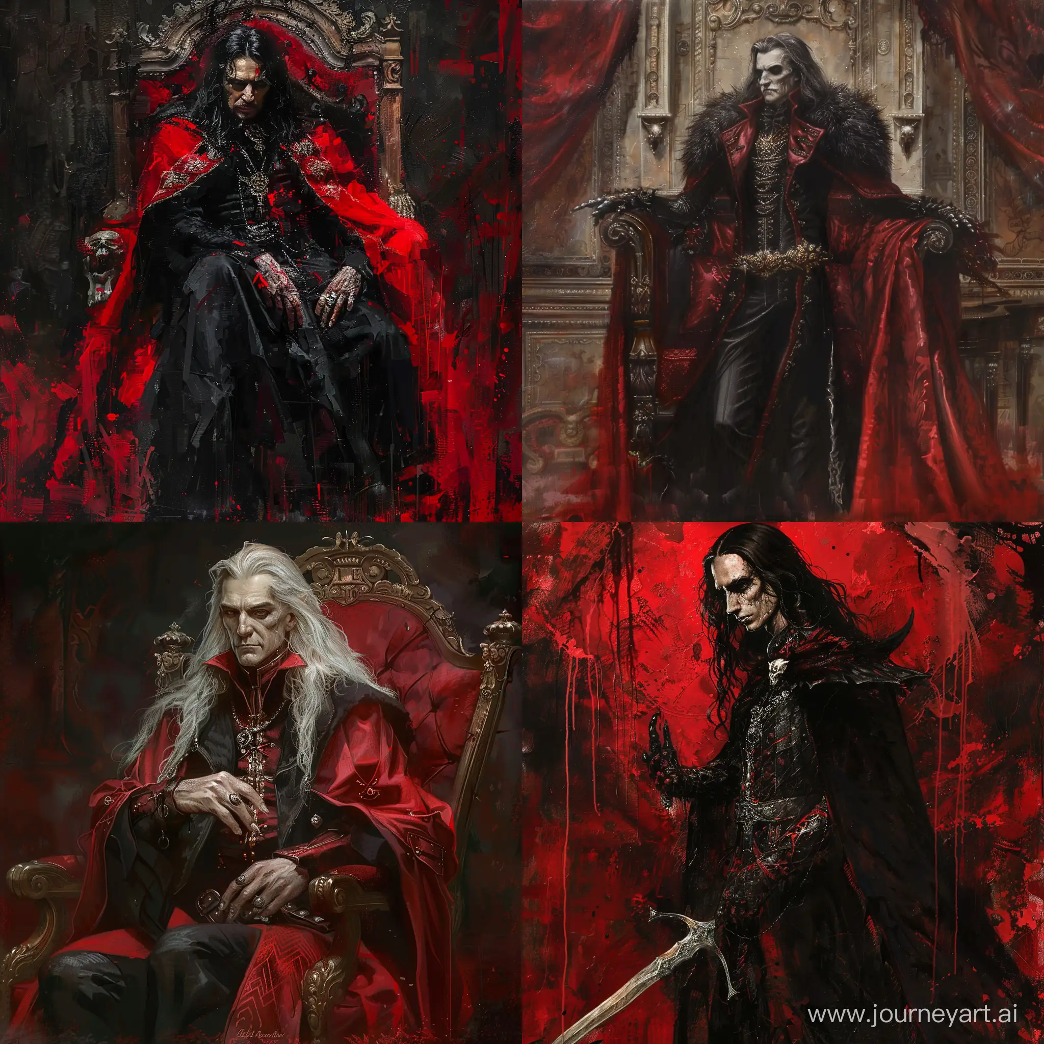 Dark-Fantasy-Art-Lord-of-the-Vampires-in-Mysterious-Setting