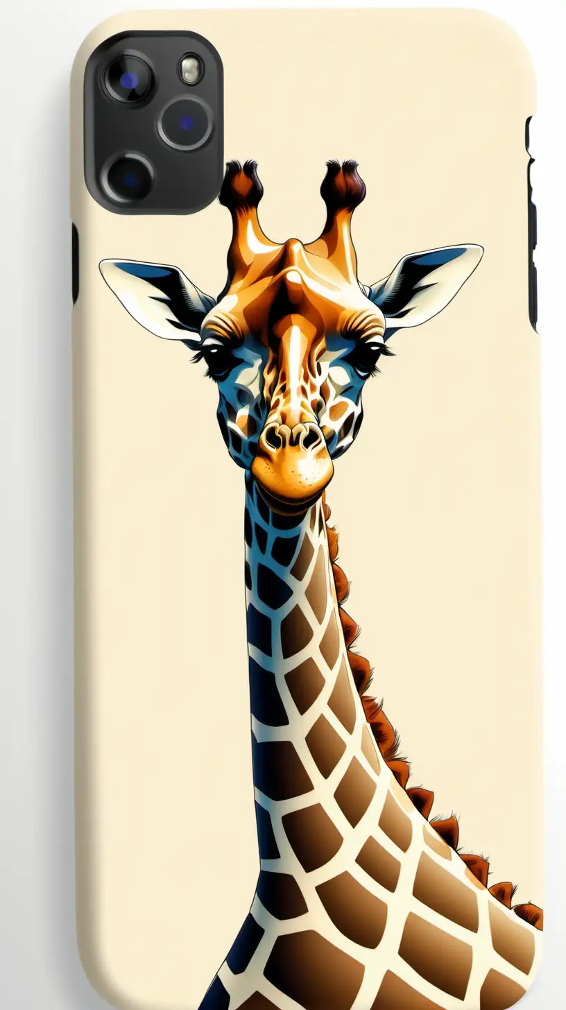 Abstract giraffe phone cover design.
