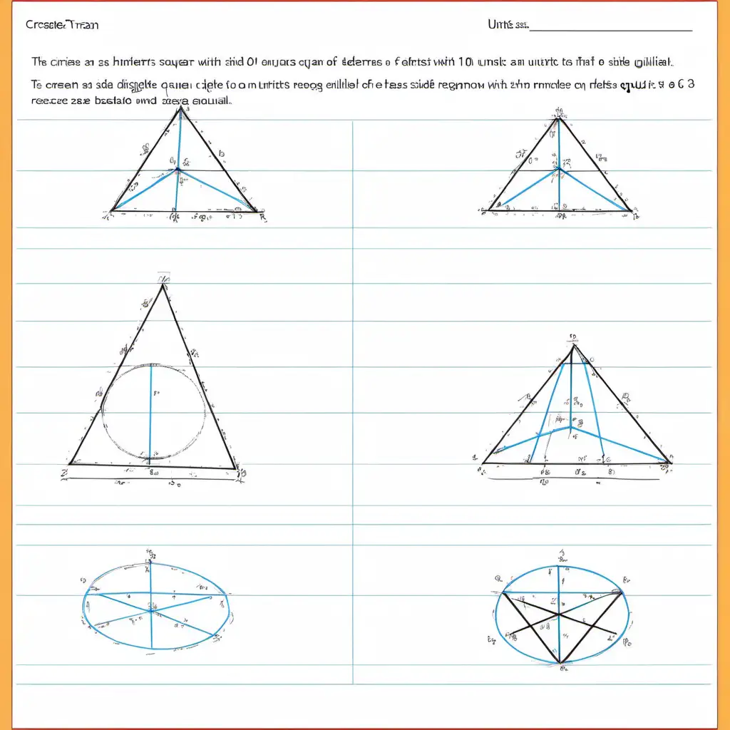 Solved: Activity 2: 1. On a piece of paper, draw an equilateral triangle.  2. Set the length of e [geometry]