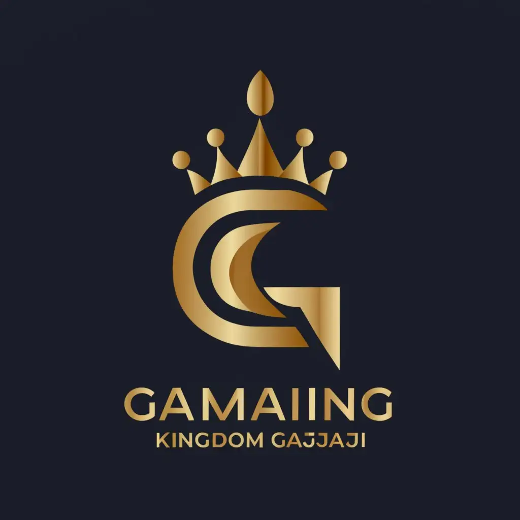 a logo design,with the text "Gamaing Kingdom Gajaji", main symbol:GKG,Moderate,clear background