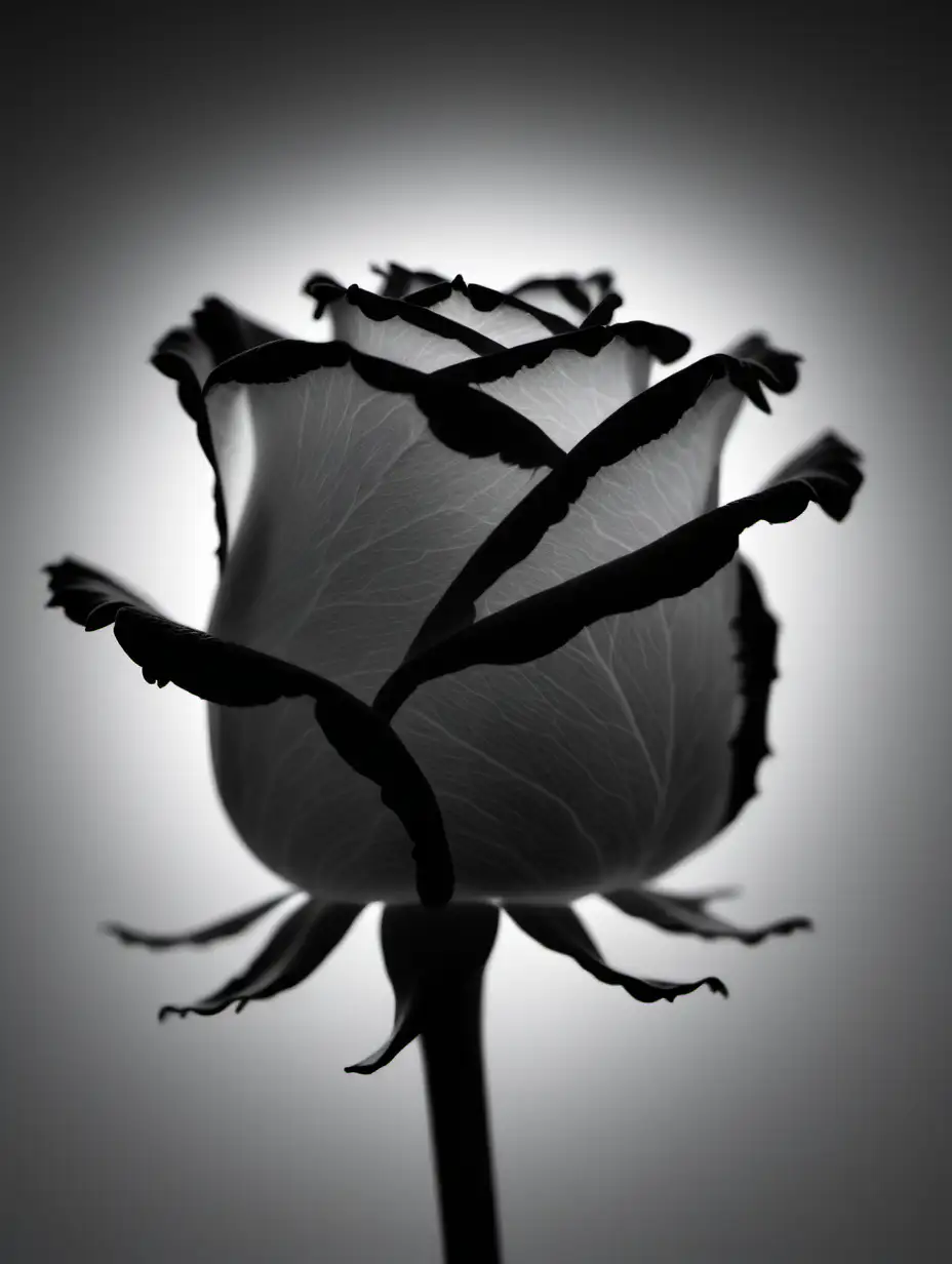 shadow cast from a rose




