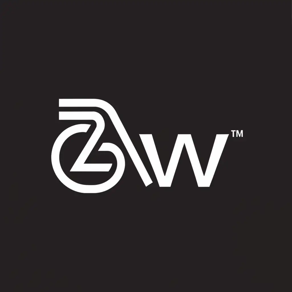 a logo design, with the text 'ByteWise', main symbol:BW, dark color, Minimalistic, be used in Technology industry, clear background