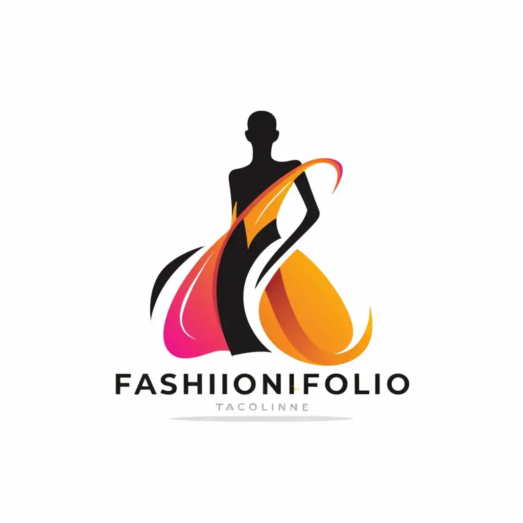 a logo design,with the text "FashionFolio", main symbol:Fashion,Moderate,be used in Retail industry,clear background
