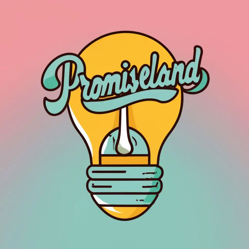 logo, Media Production, with the text "PromiseLand", typography, be used in Entertainment industry