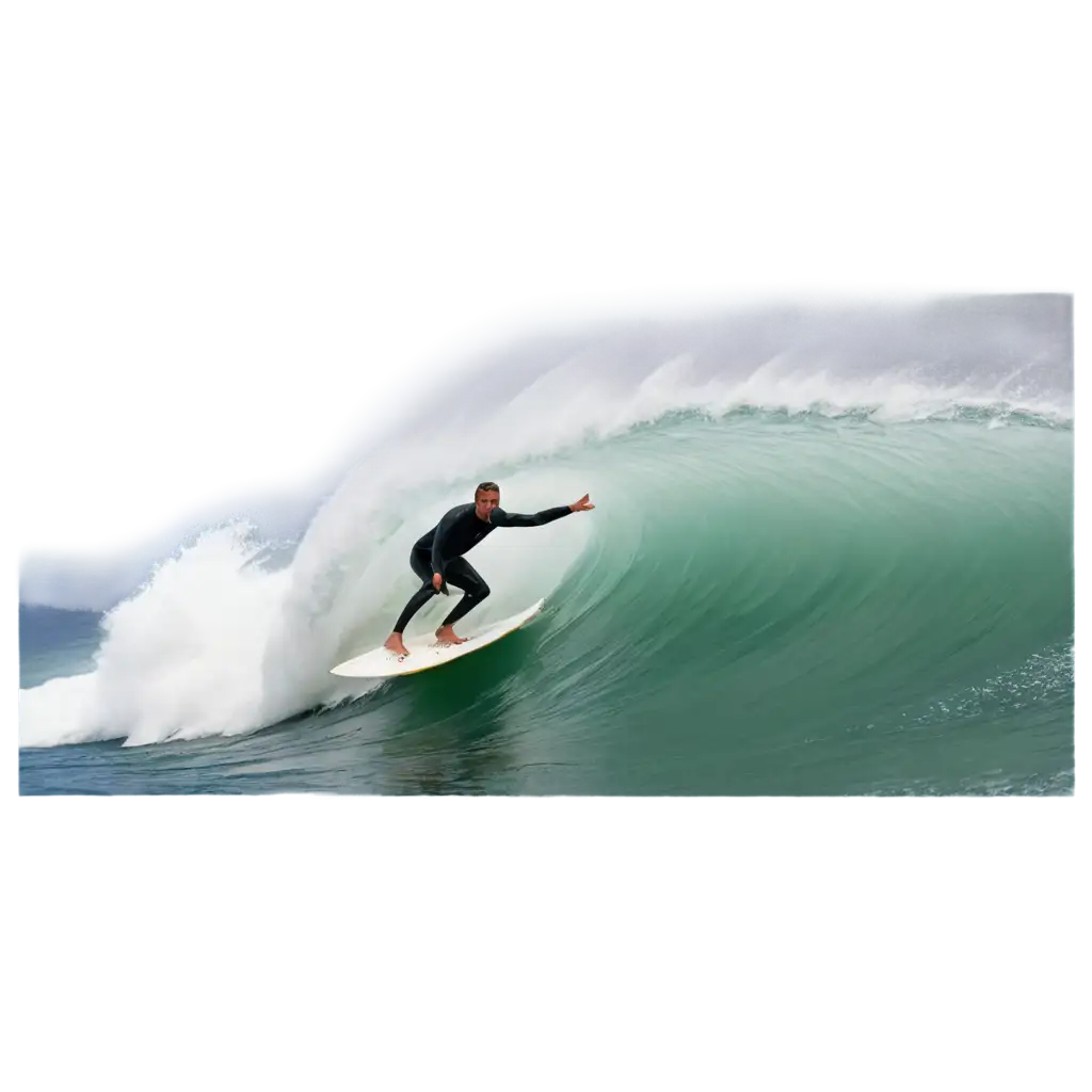 a surfer surfing a big wave