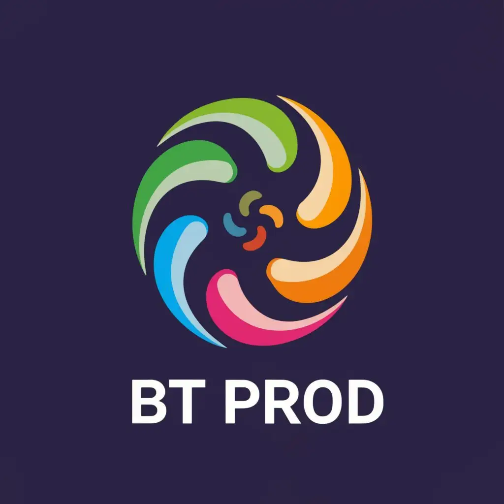 a logo design,with the text "BT PROD", main symbol:Design,Moderate,be used in Internet industry,clear background