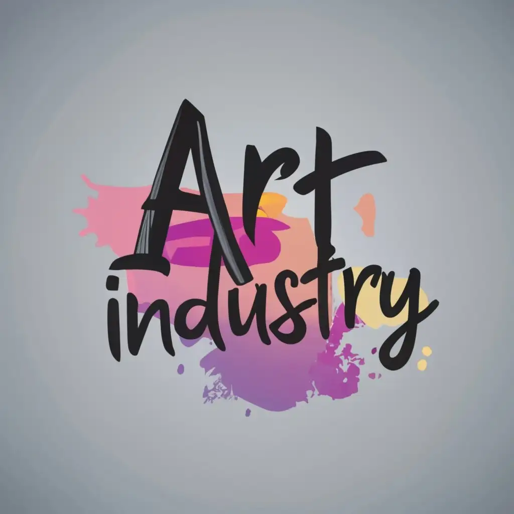 logo, art industry, with the text "art industry", typography, be used in Beauty Spa industry