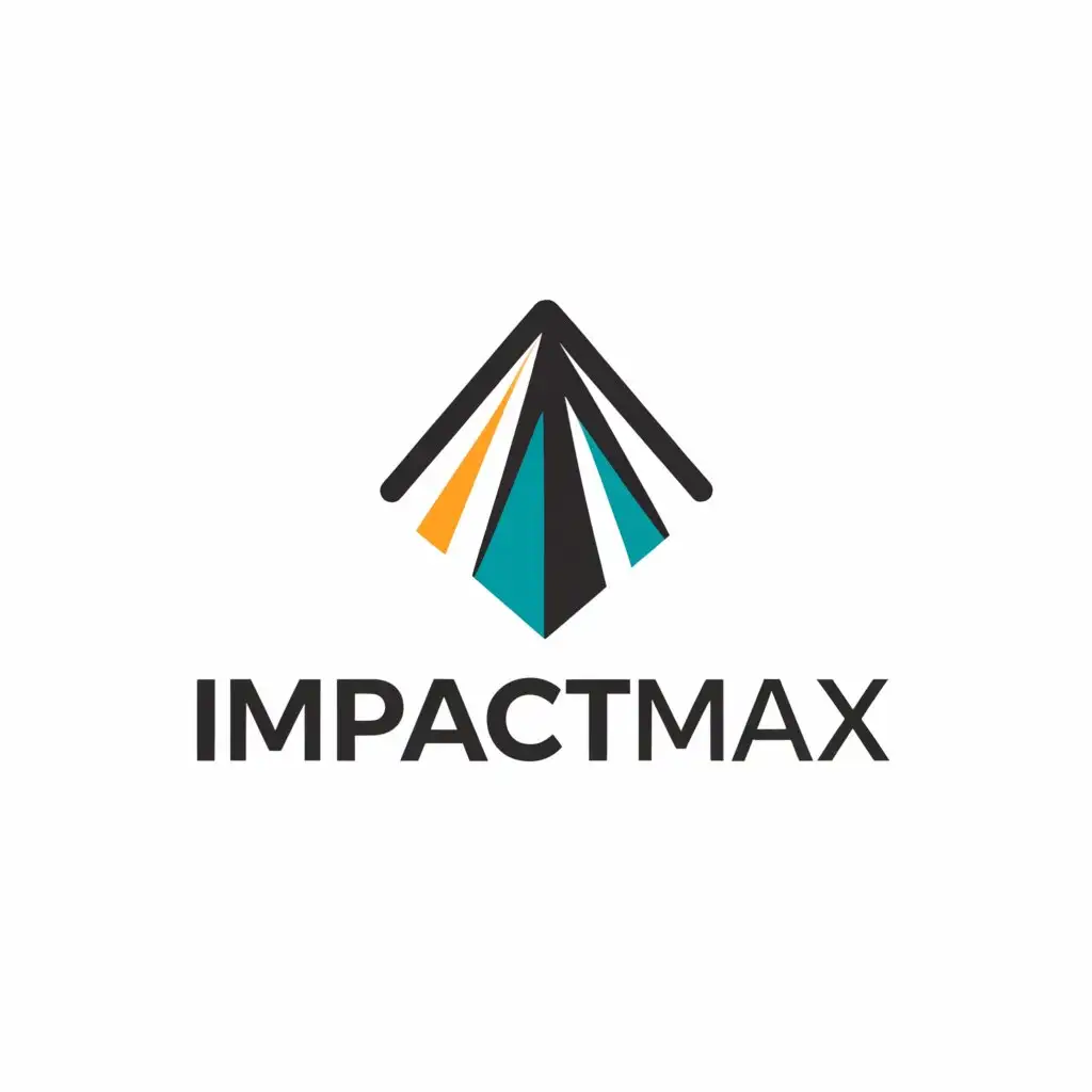 a logo design,with the text "ImpactMax", main symbol:Mountain,Moderate,be used in Technology industry,clear background