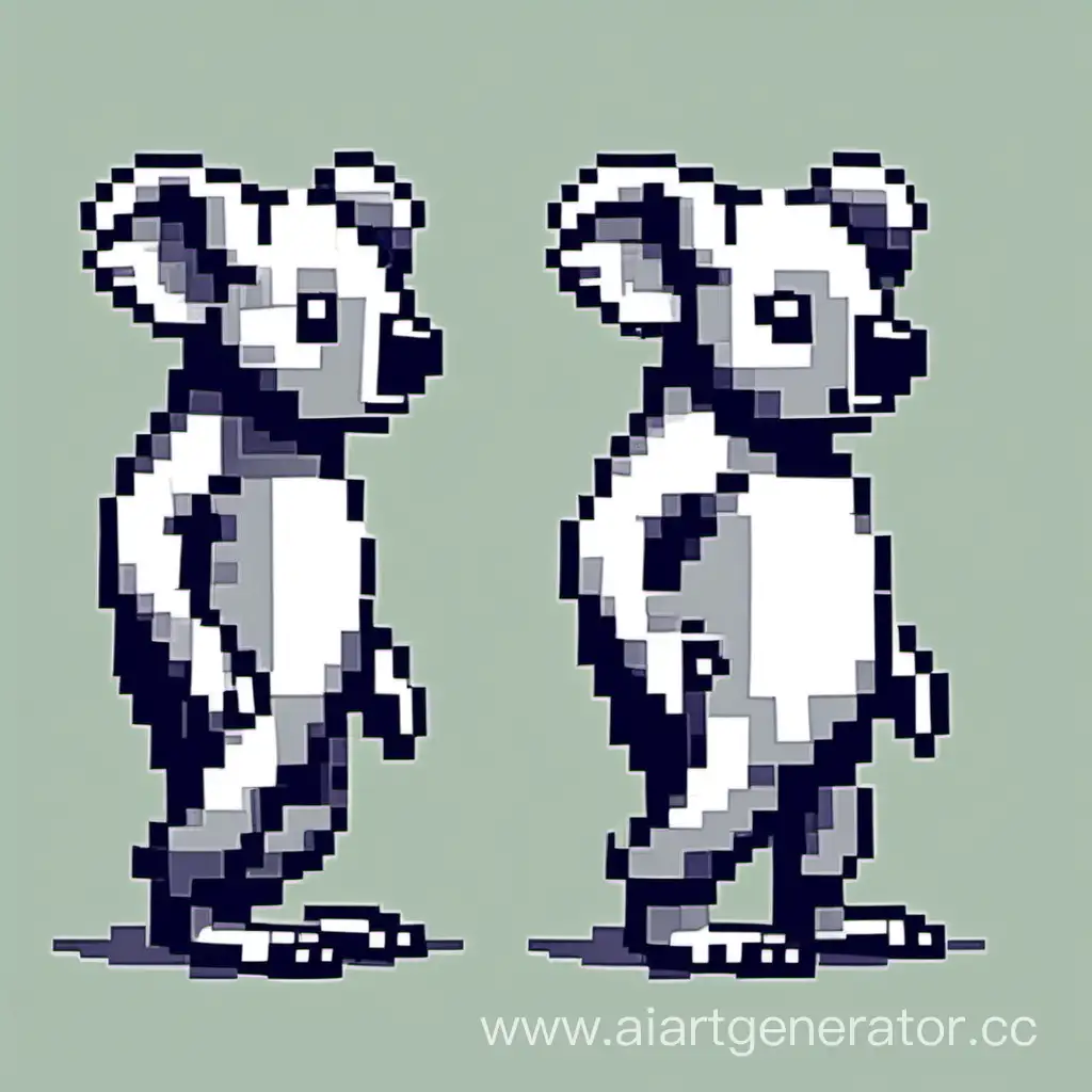 Koala-Walking-in-Pixel-Style-Left-and-Right-Views