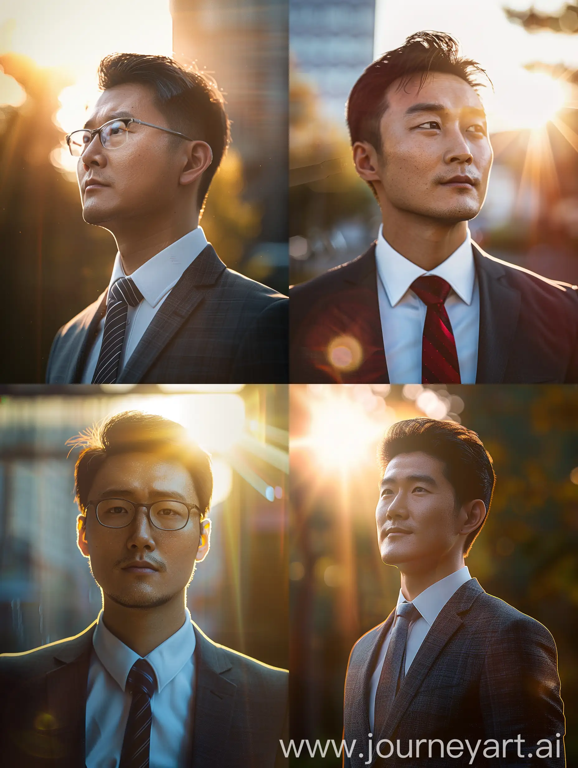photorealistic, a man of success, asian, wearing suit and ties, high definition, hd, 4k, cinematic, super-resolution, cinematography, atmospheric, highly detailed heavenly dramatic lighting, highly realistic cinematic lighting, volumetric lighting, photography, cinema, epic high dynamic lighting, hdr, extremely detailed, depth of field, dramatic lighting, dramatic color grade, epic scene, color grading,editorial photography, prophoto rgb, diffraction grading, chromatic aberration, rgb displacement, scan lines,
Natural sunlight with wide-angle view. High quality, Real image, Magazine shoot, medium shot. Photo on color film agfa 400