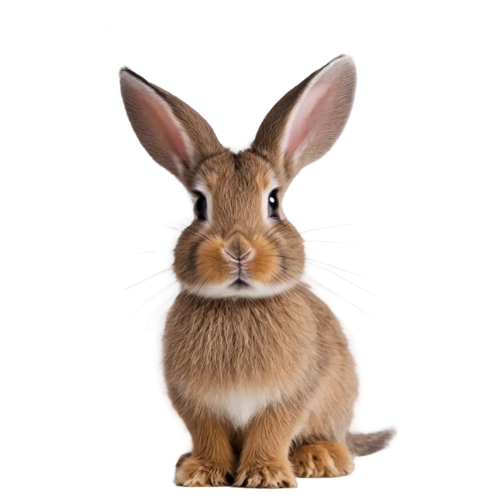Cute-BigEared-Rabbit-PNG-HighQuality-Image-for-Enhanced-Visual-Appeal