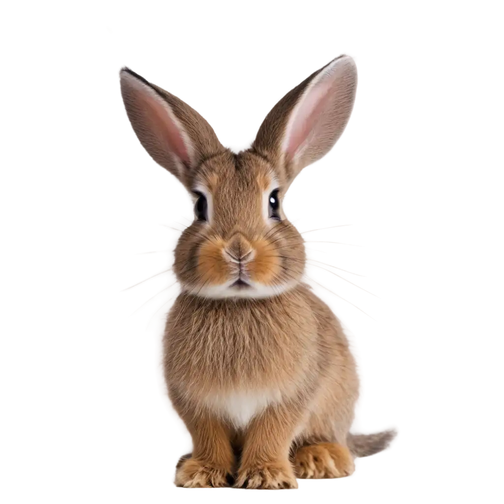 Cute BigEared Rabbit PNG HighQuality Image for Enhanced Visual Appeal ...