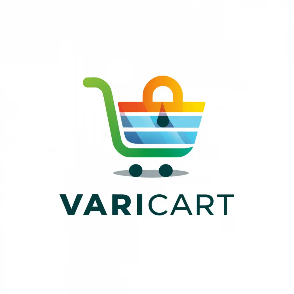 a logo design,with the text "VariCart", main symbol:shopping,Moderate,be used in Retail industry,clear background