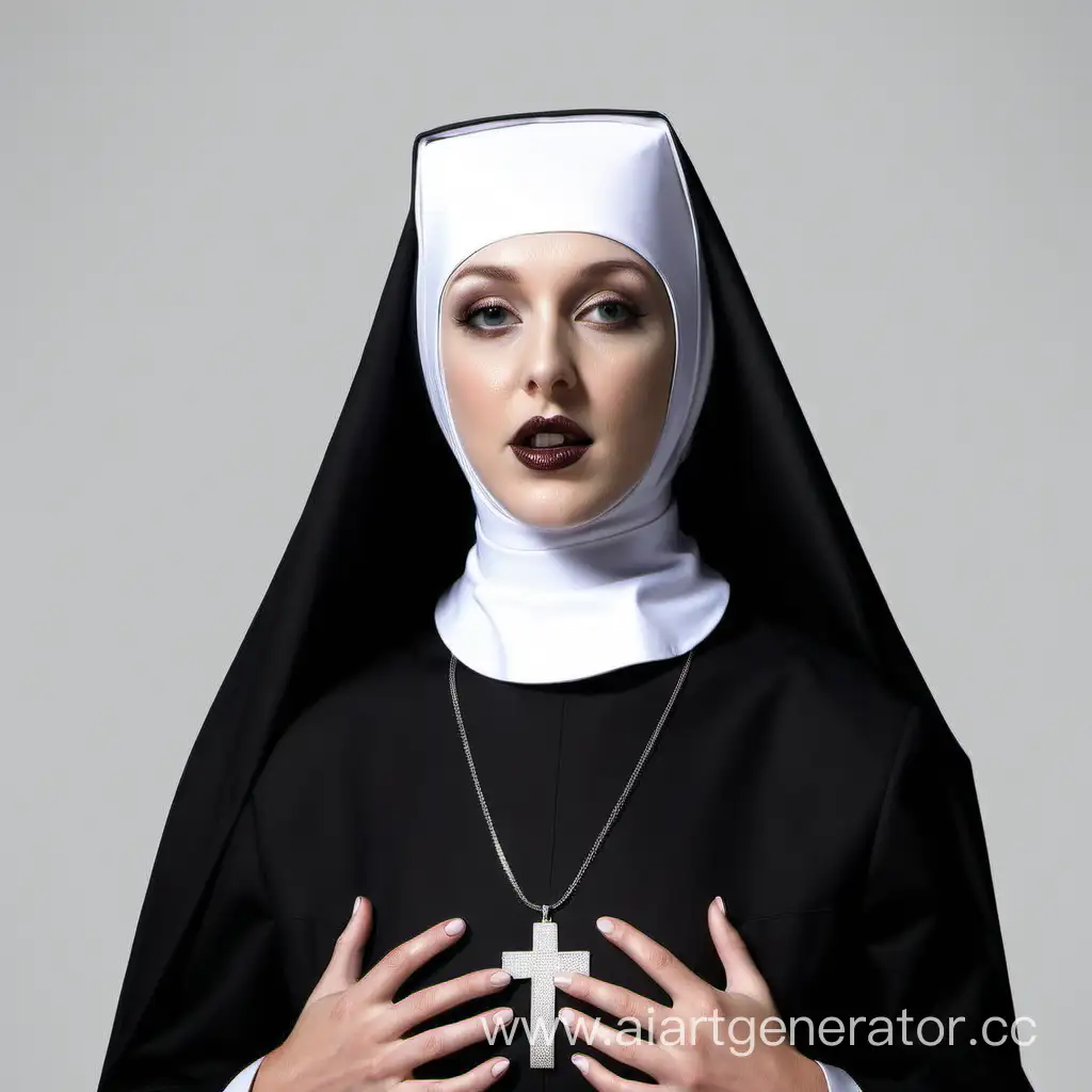Serene-Nun-Adorned-with-Traditional-Habit