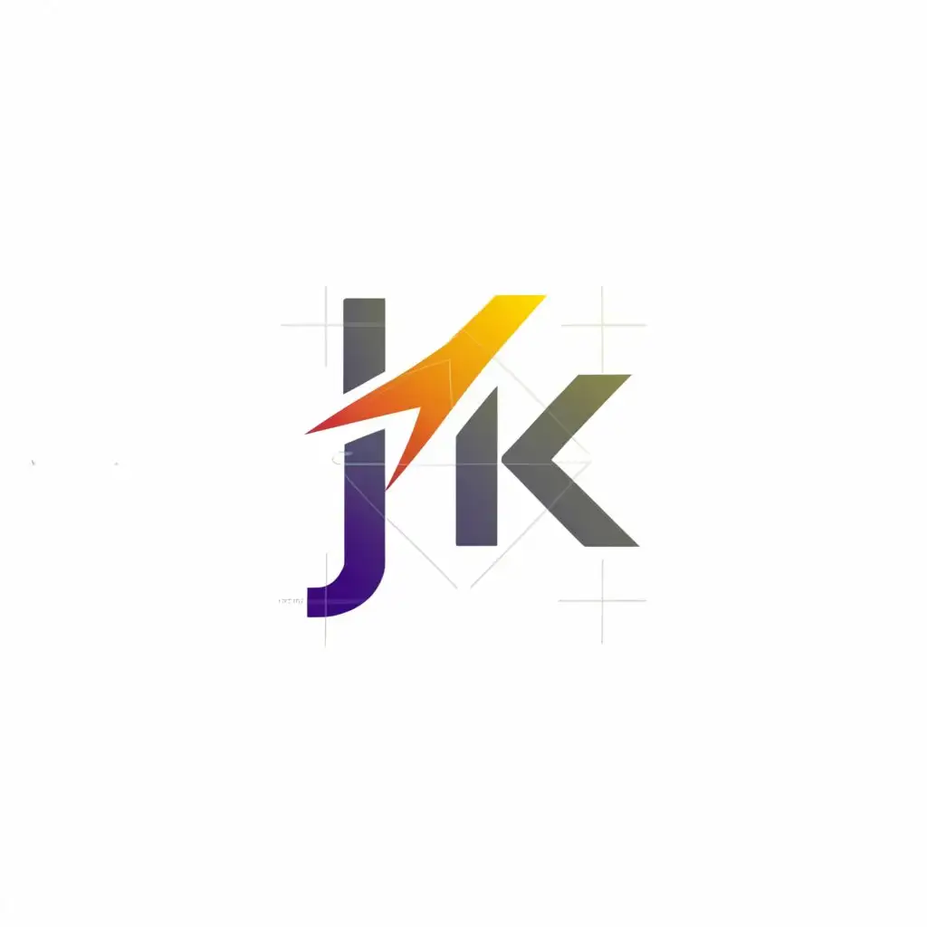a logo design,with the text "JK Tech", main symbol:JK,complex,be used in Entertainment industry,clear background