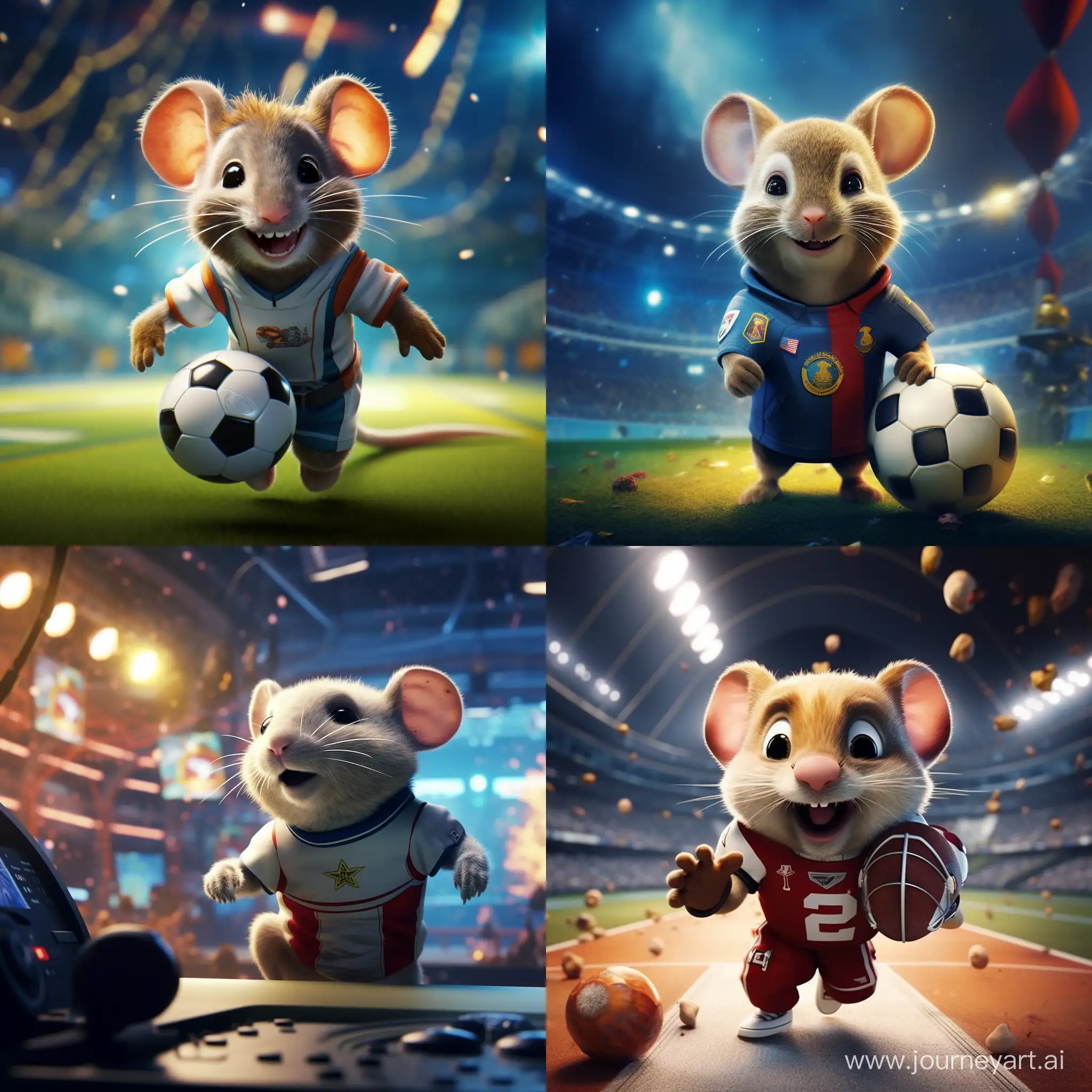 Adorable-Mouse-Soccer-Match-on-a-Futuristic-Spaceship