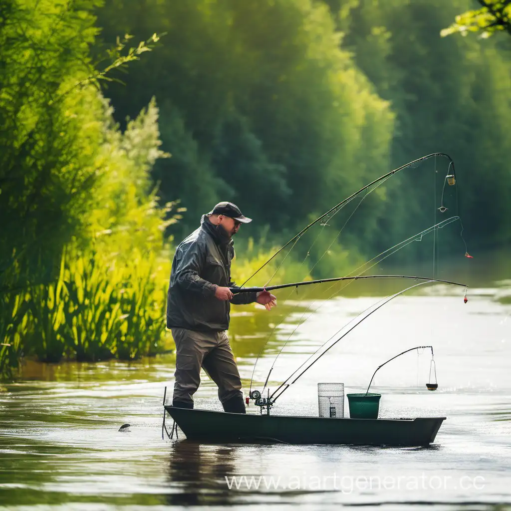 Tranquil-River-Fishing-with-Feeder-Serene-Angling-Scene