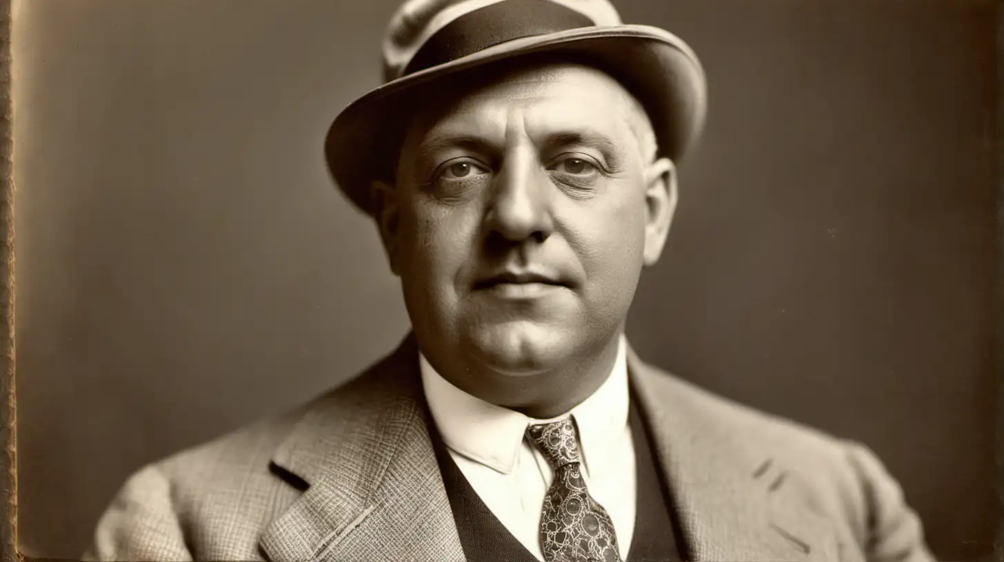 A portrait of Jacob Ruppert the owner of the New York Yankees in 1930.