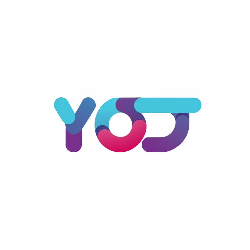 a logo design,with the text "YoYo Joo", main symbol:Y J,Moderate,be used in Retail industry,clear background