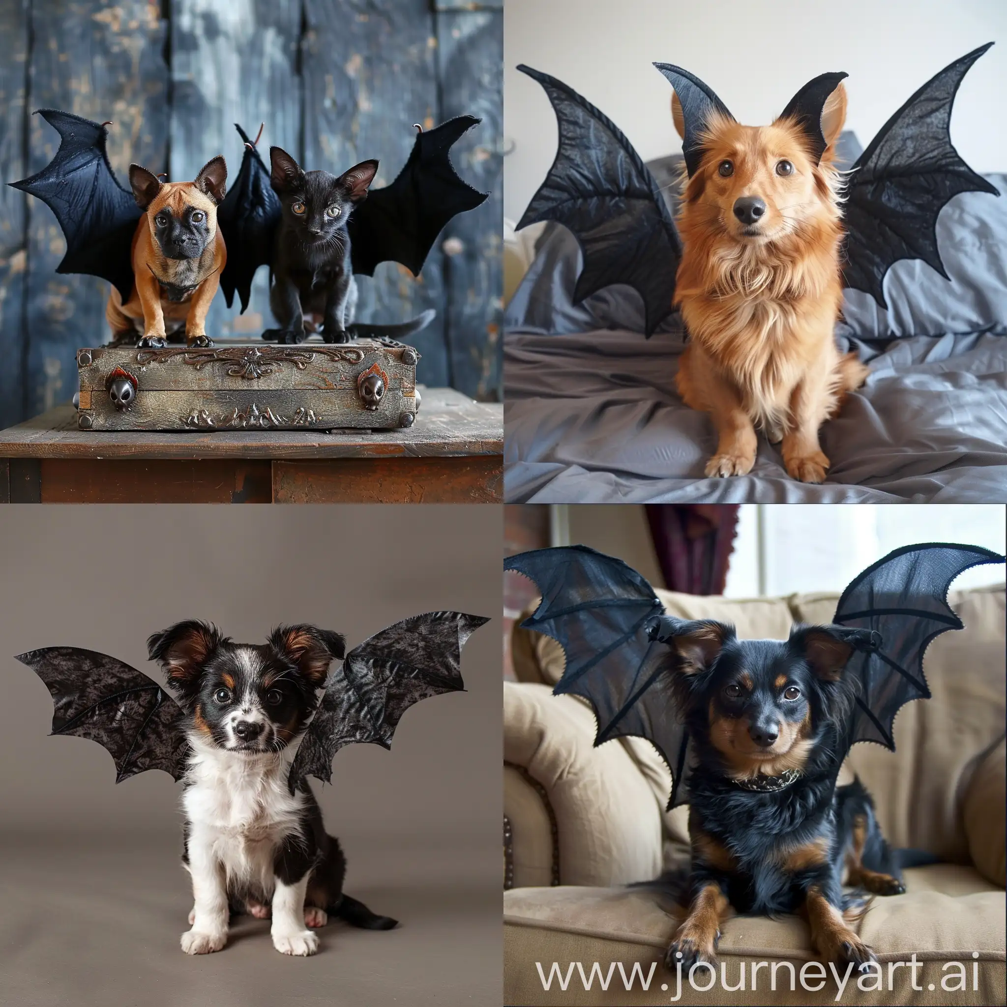Fantasy-Pets-Dogs-and-Cats-with-Bat-Wings