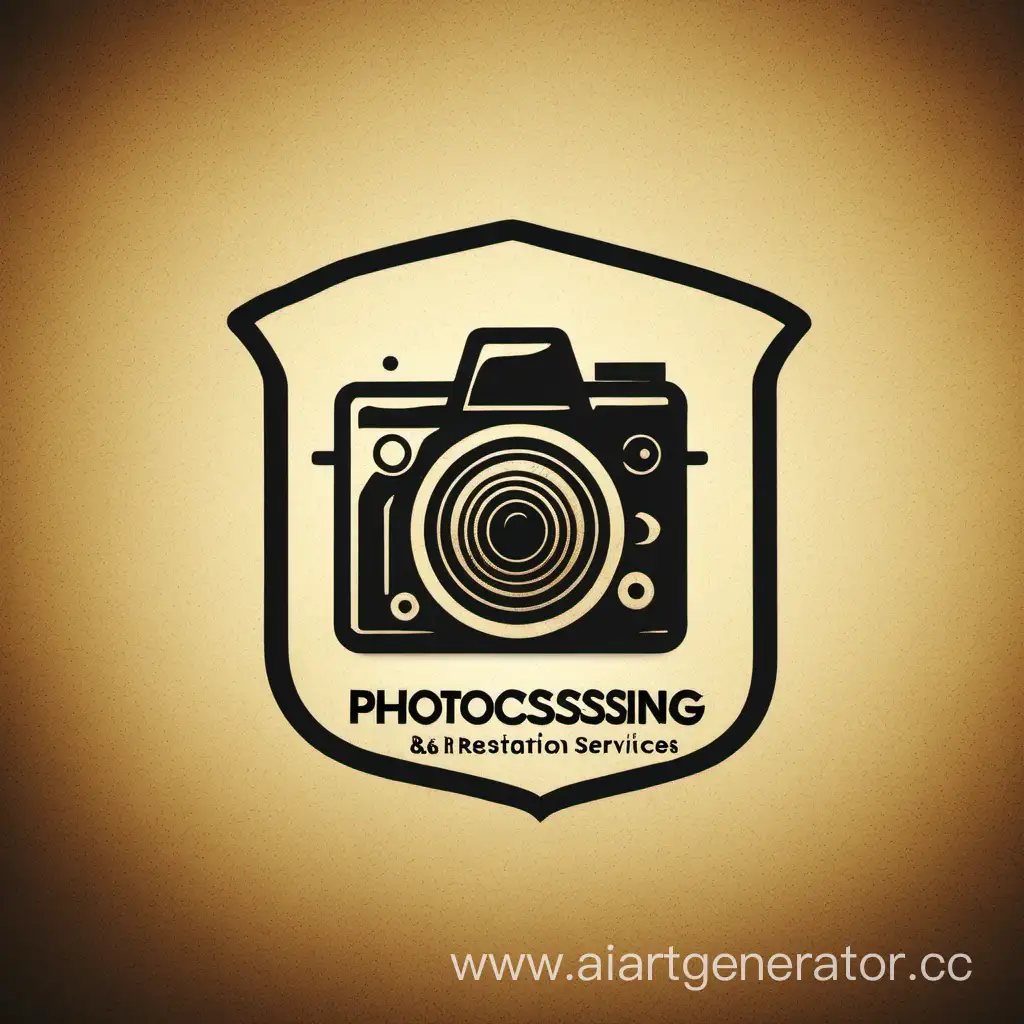 Логотип для услуги Обработки и реставрации фото 