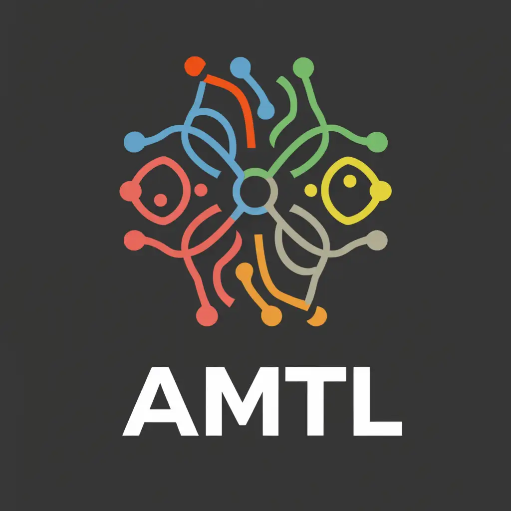 a logo design,with the text "AMTL", main symbol:advanced molecular technologies,Moderate,clear background