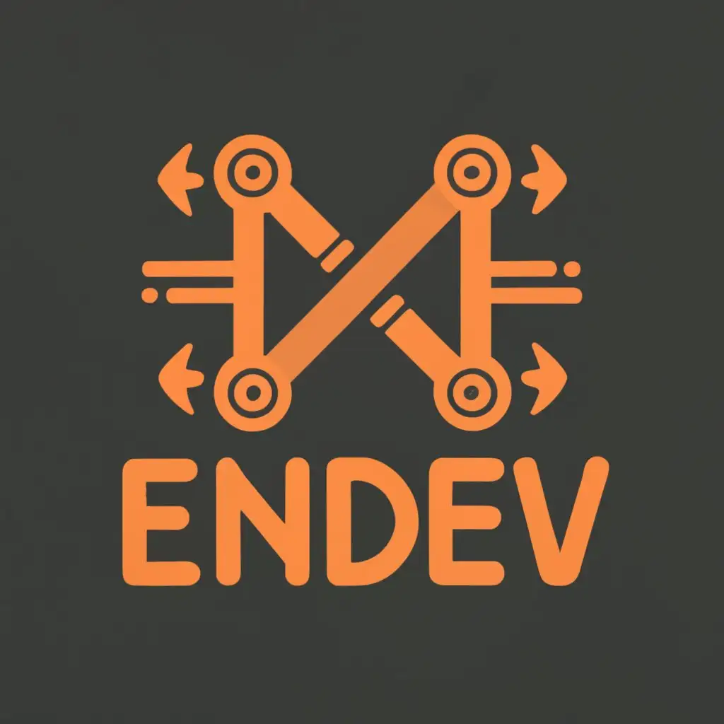LOGO-Design-For-ENDEV-Innovative-Typography-for-Engineering-Development-in-the-Internet-Industry