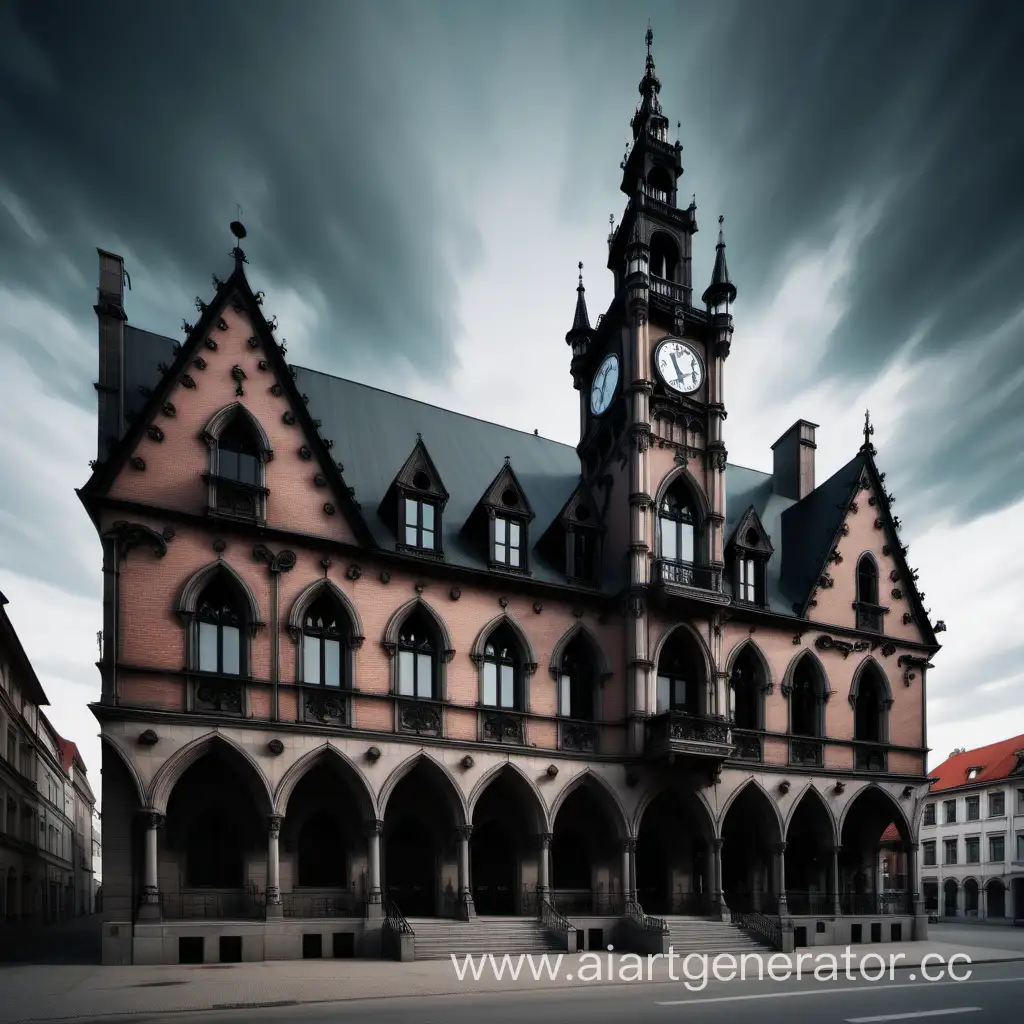 Gothic-Style-Town-Hall-Architecture