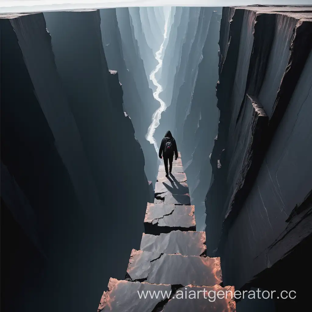 Brave-Explorer-Walking-on-the-Edge-of-the-Abyss