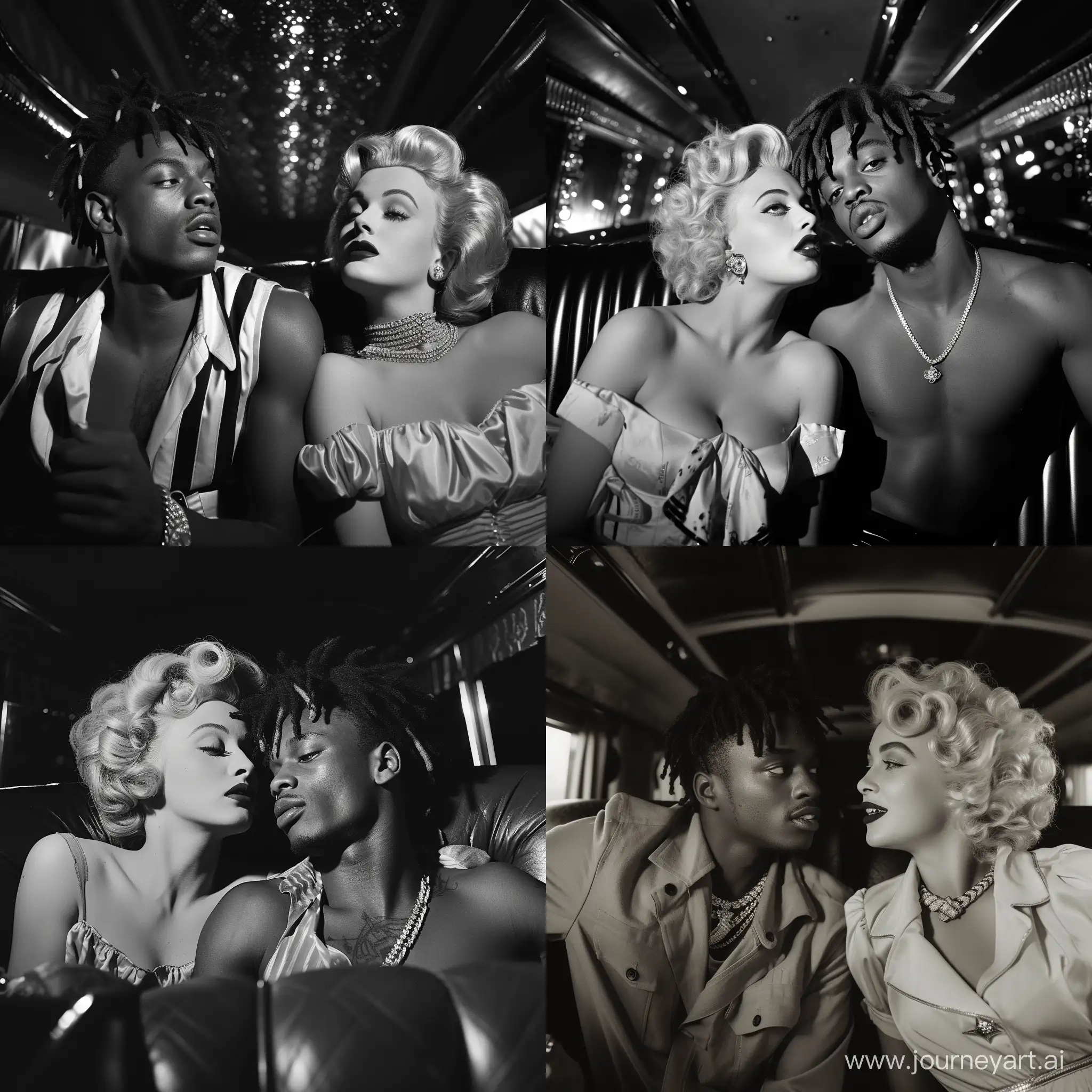 Vintage-Love-Juice-WRLD-and-Marilyn-Monroe-in-a-1950s-Limousine