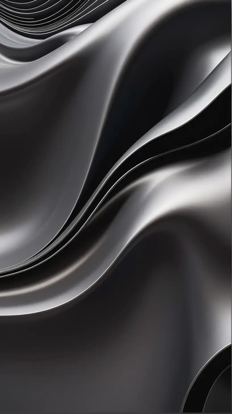 抽象金属波浪底图，深灰色