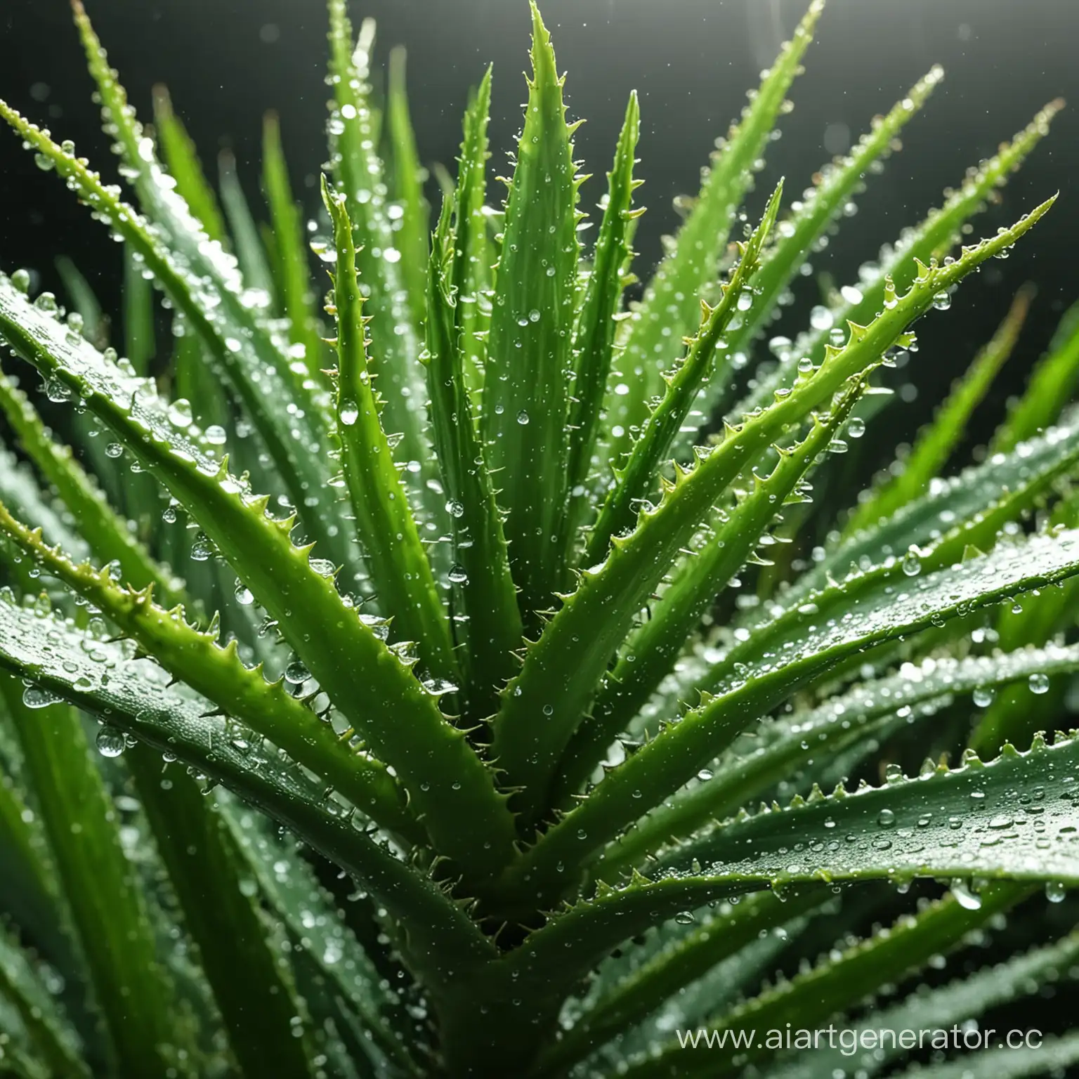 Futuristic-Aloe-with-Juicy-Leaves-and-Water-Droplets-in-4K-Resolution