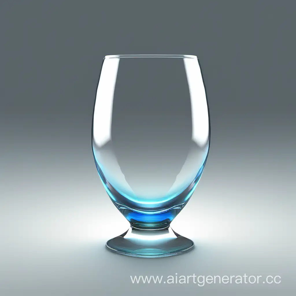 Transparent-Glassware-on-White-Background