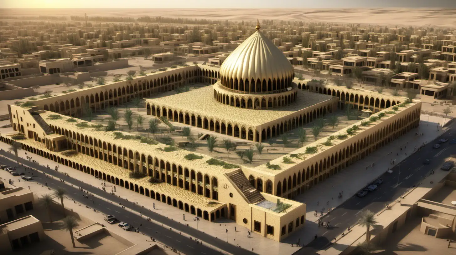  create a vivid, epic image of the House of Wisdom in Baghdad
