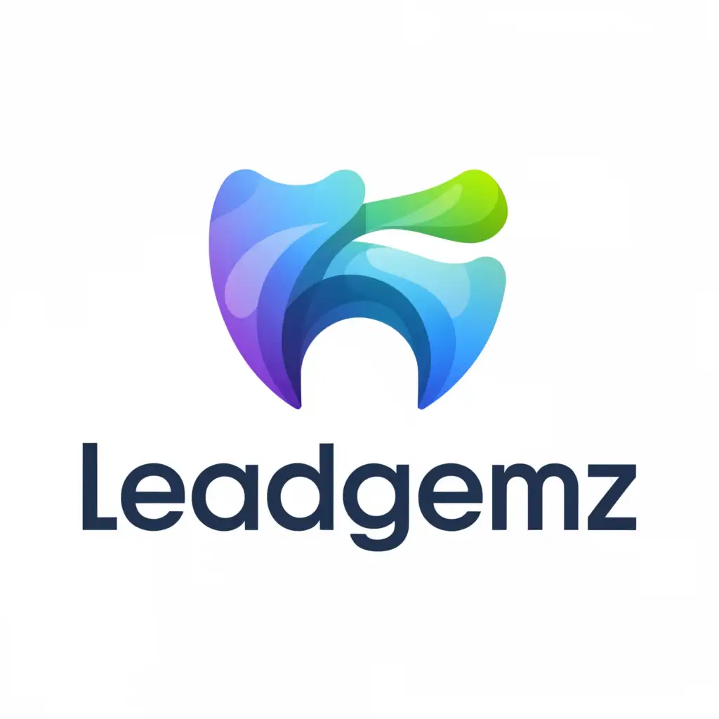 a logo design, with the text "LeadGenz", main symbol:teeth, Moderate, clear background