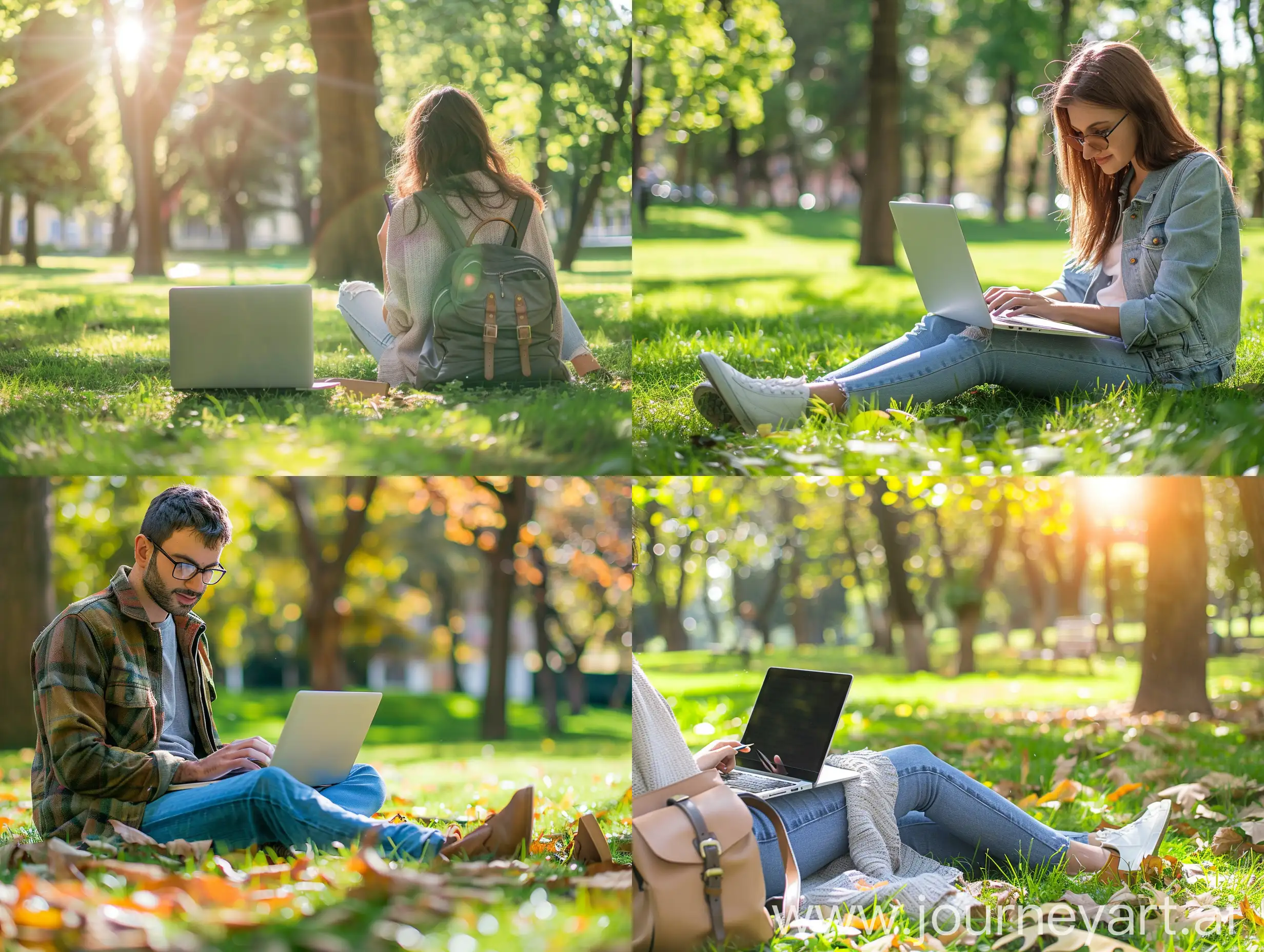 Serene-Outdoor-Laptop-Study-Session-in-the-Park