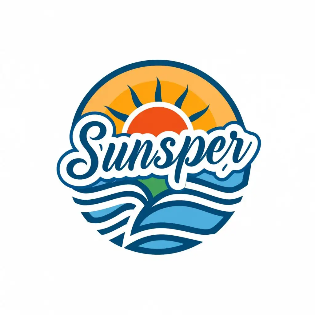 logo, Water, with the text "Sunsip"