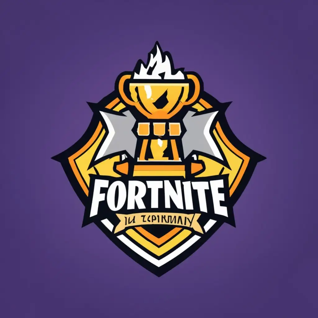 logo, Fortnite, with the text "UnrealChampion", typography