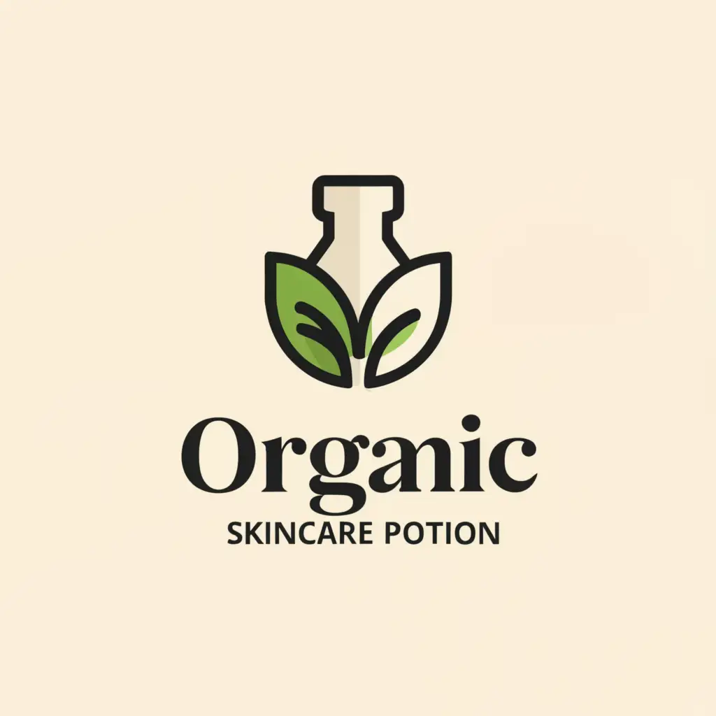 LOGO-Design-For-Organic-Beauty-Spa-Clean-Text-with-Skin-Care-Symbol