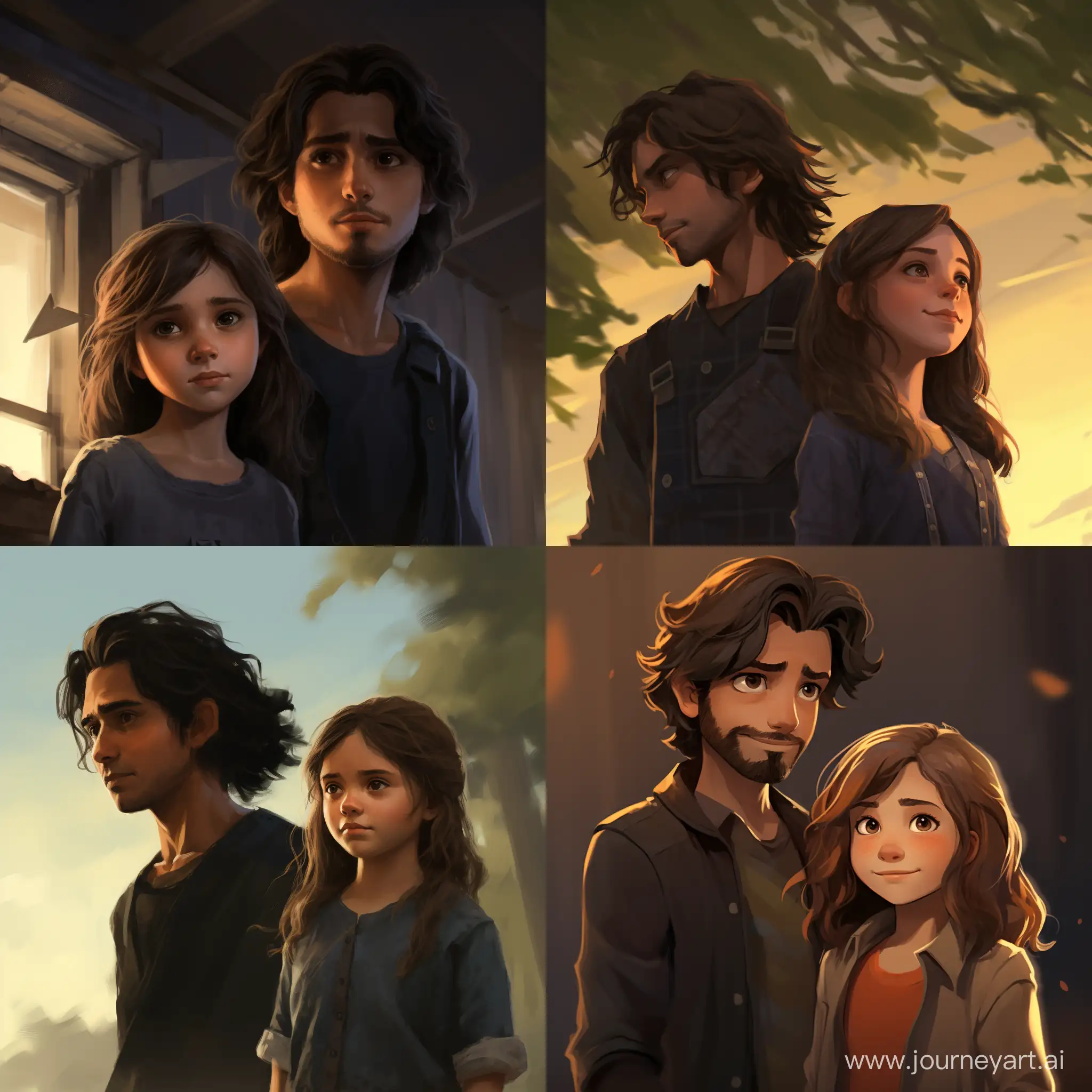 young Sirius Black and a girl