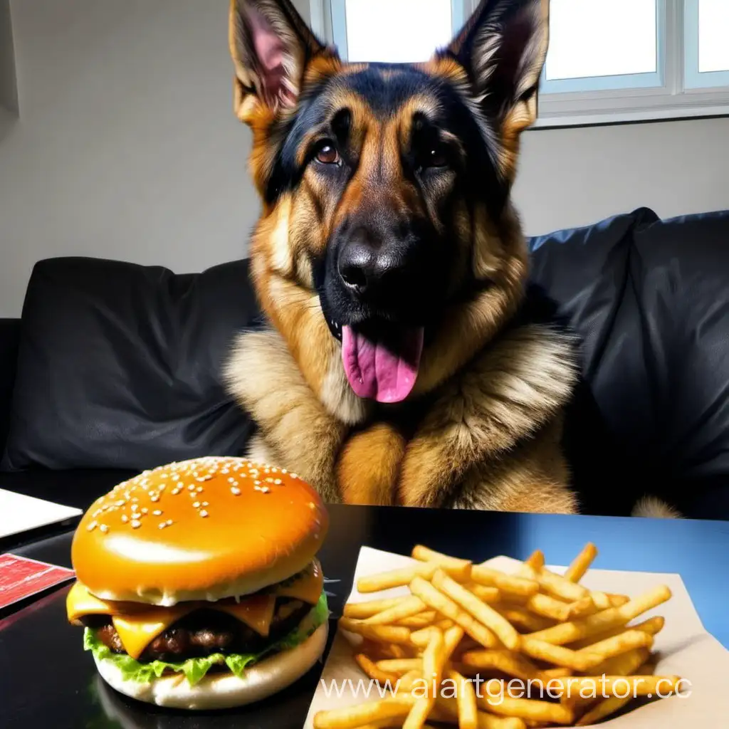 German-Shepherd-Making-a-Tank-Burger