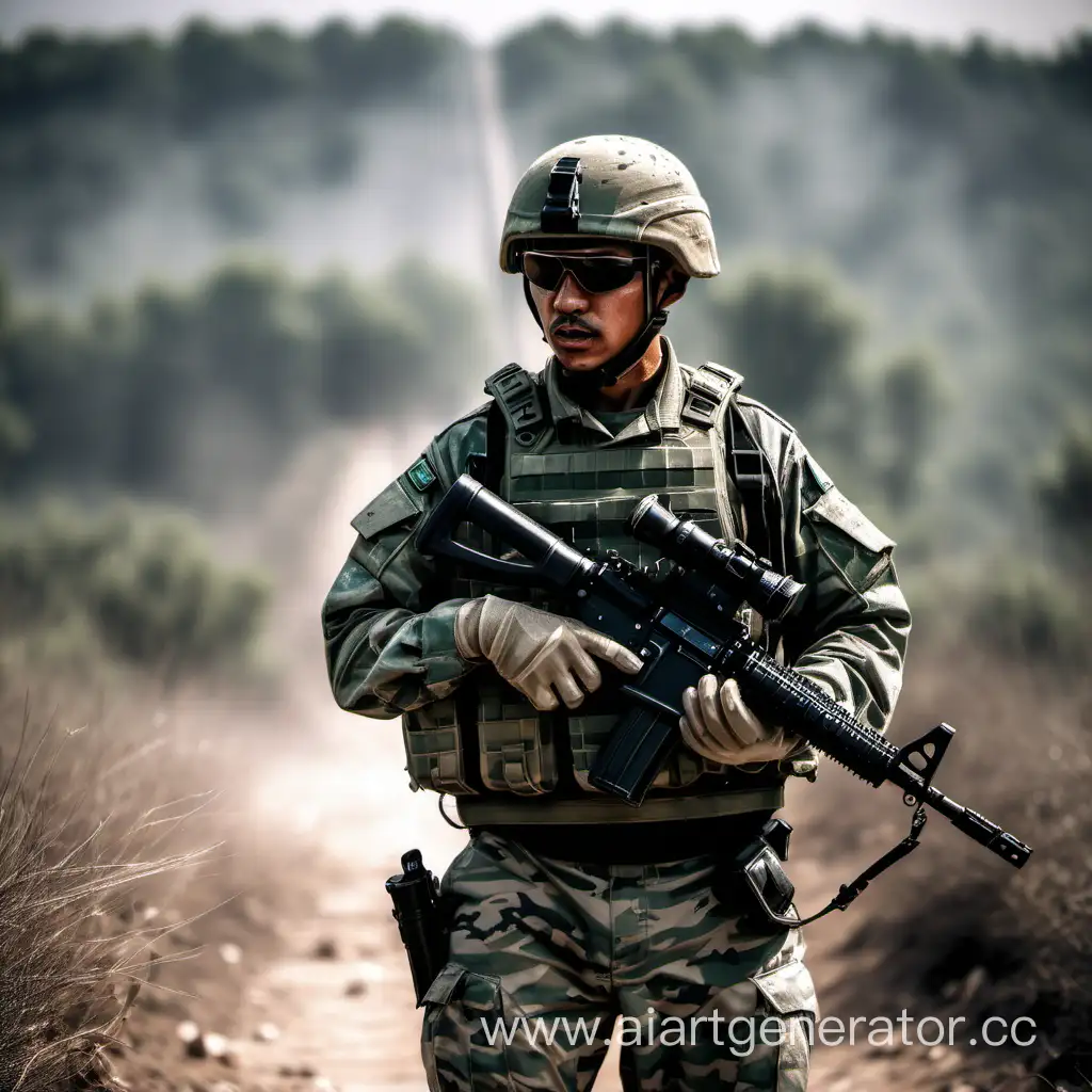 Border army soldier