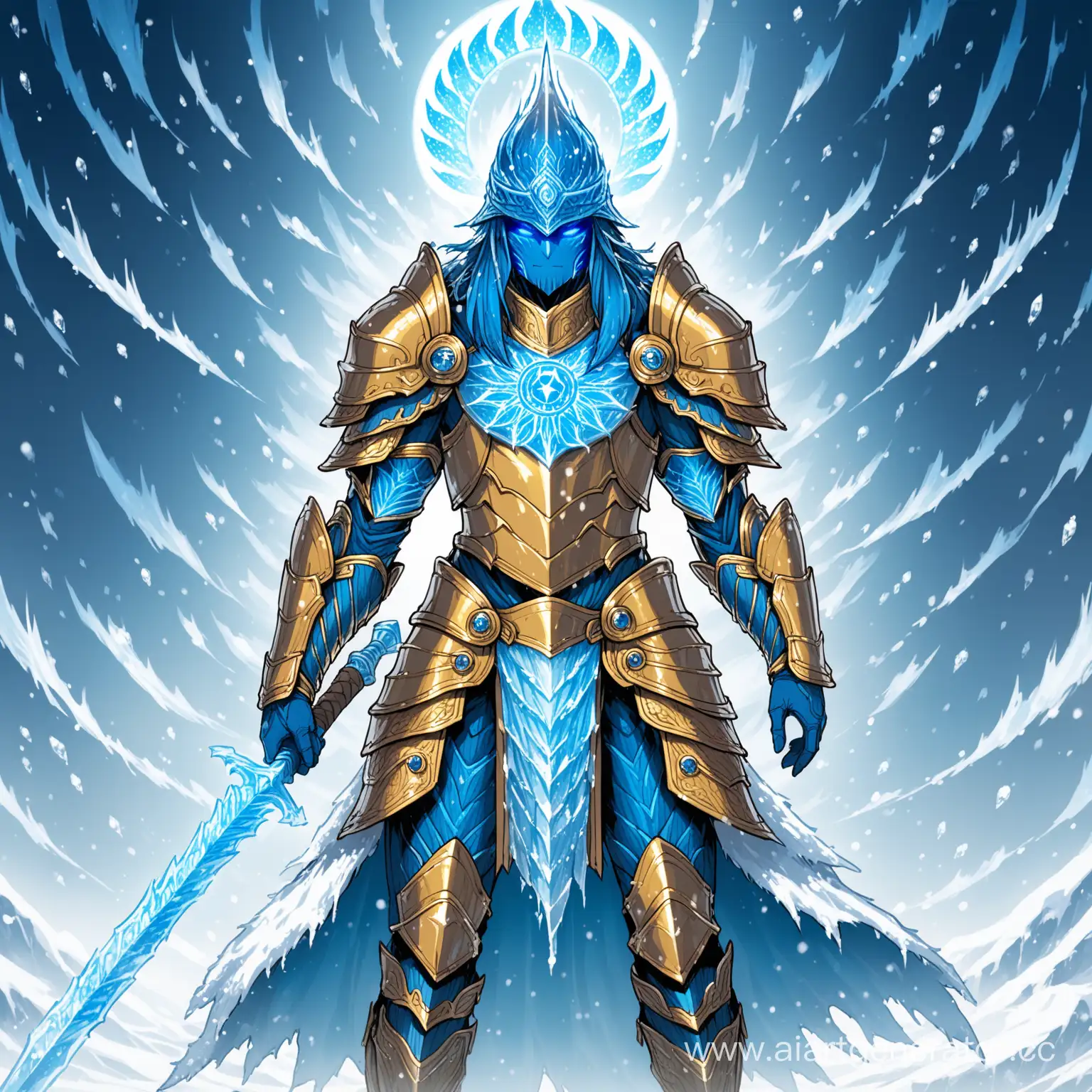 Frozen-Halo-Blue-Spirit-Warrior-in-FrostCovered-Armor