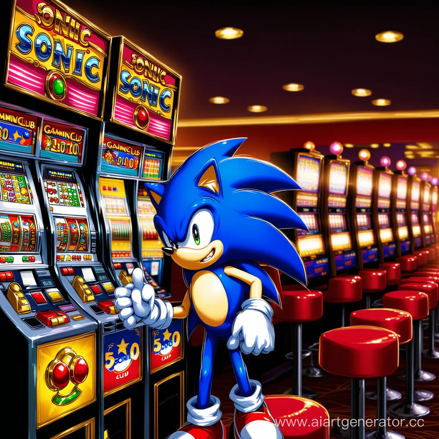 Sonic-Gaming-Club-Slot-Machine-Excitement